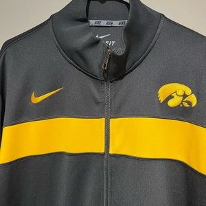 Nike Iowa Hawkeyes Dri Fit Authentic track jacket